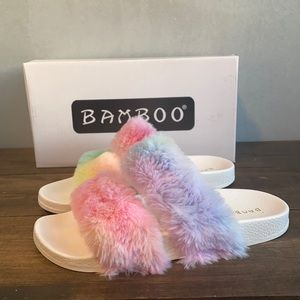 Women's Bamboo Slides